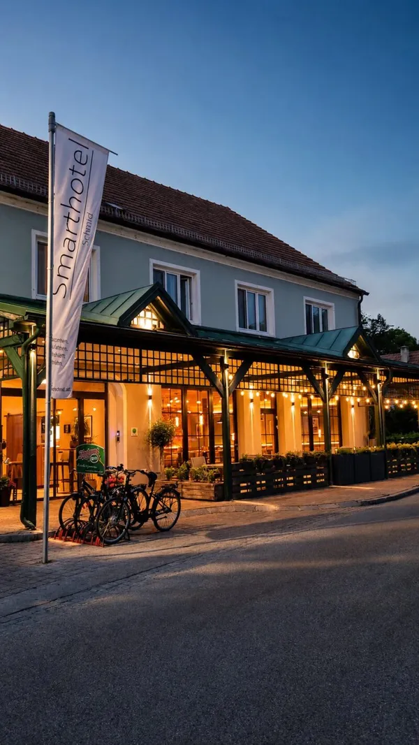 smarthotel schmid am Abend in Sitzenberg-Reidling